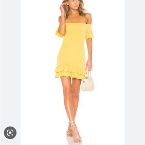 Lovers & Friends Tiger Lily mini dress in blossom yellow. Brand new never worn
